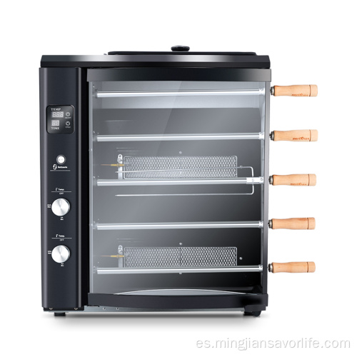 Horno tostador giratorio digital multifuncional para acampar 58L